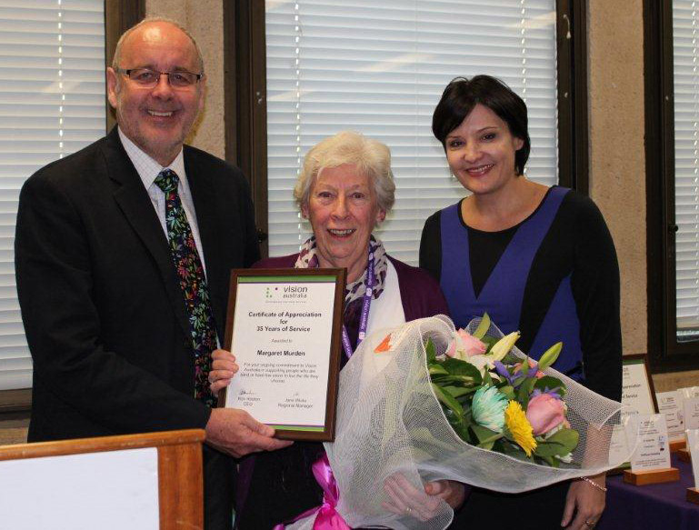 Ron Hooton, Margaret Murden and Jodi McKay MP