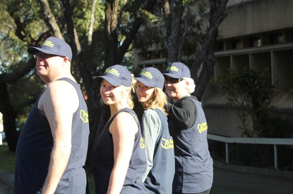 VA City2Surf team members Mark Meintjes, Michelle Emond, Anita Rynolds and Kathy Fela