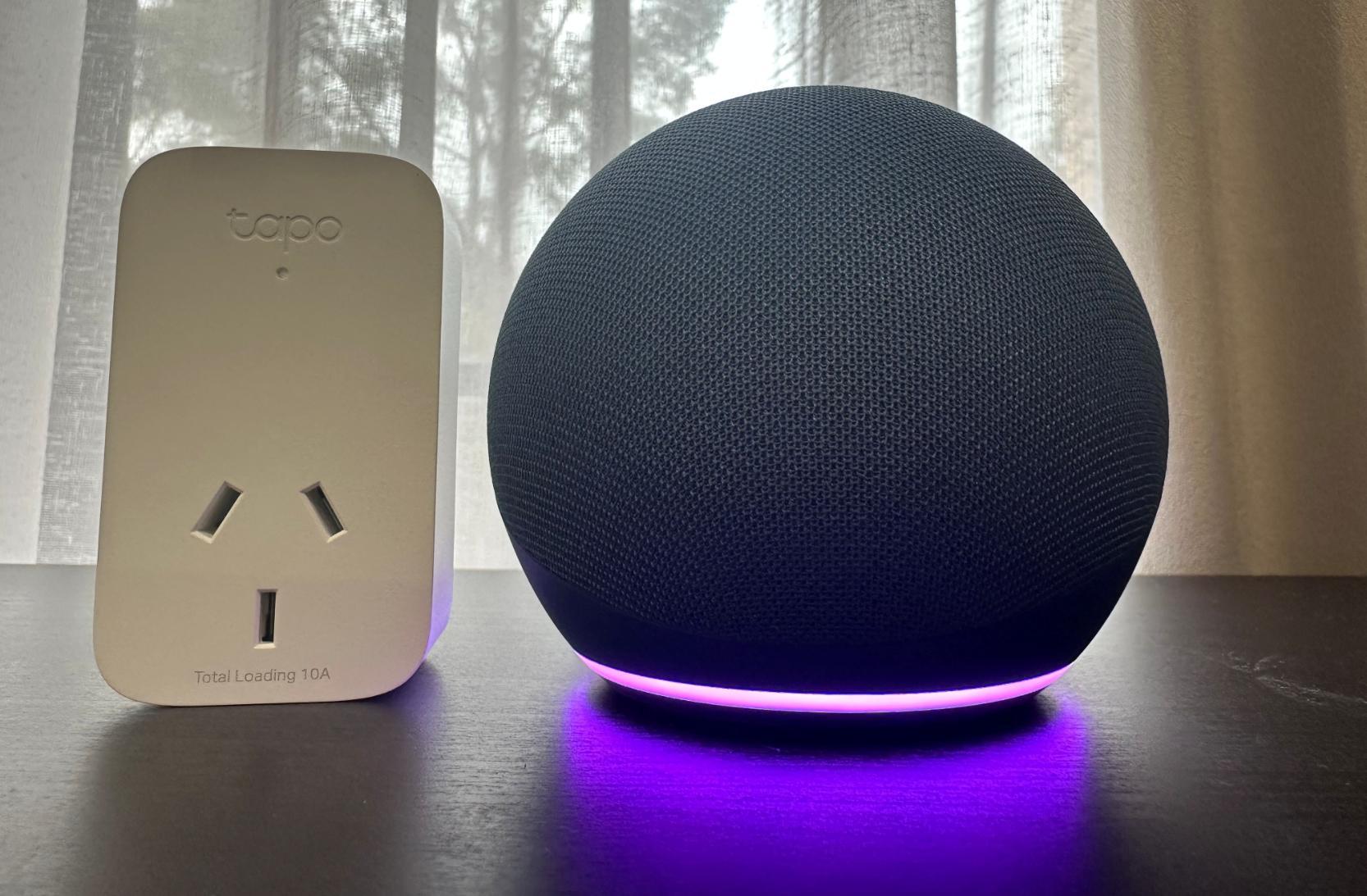 An Amazon smart speaker